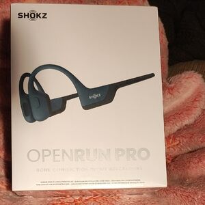 Shokz OpenRun Pro Blue Earbud Headphones